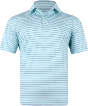 -Mens Golf Short Sleeve Performance Moisture Wicking Quick Dry Polo Shirt- The Lighthouse Polo