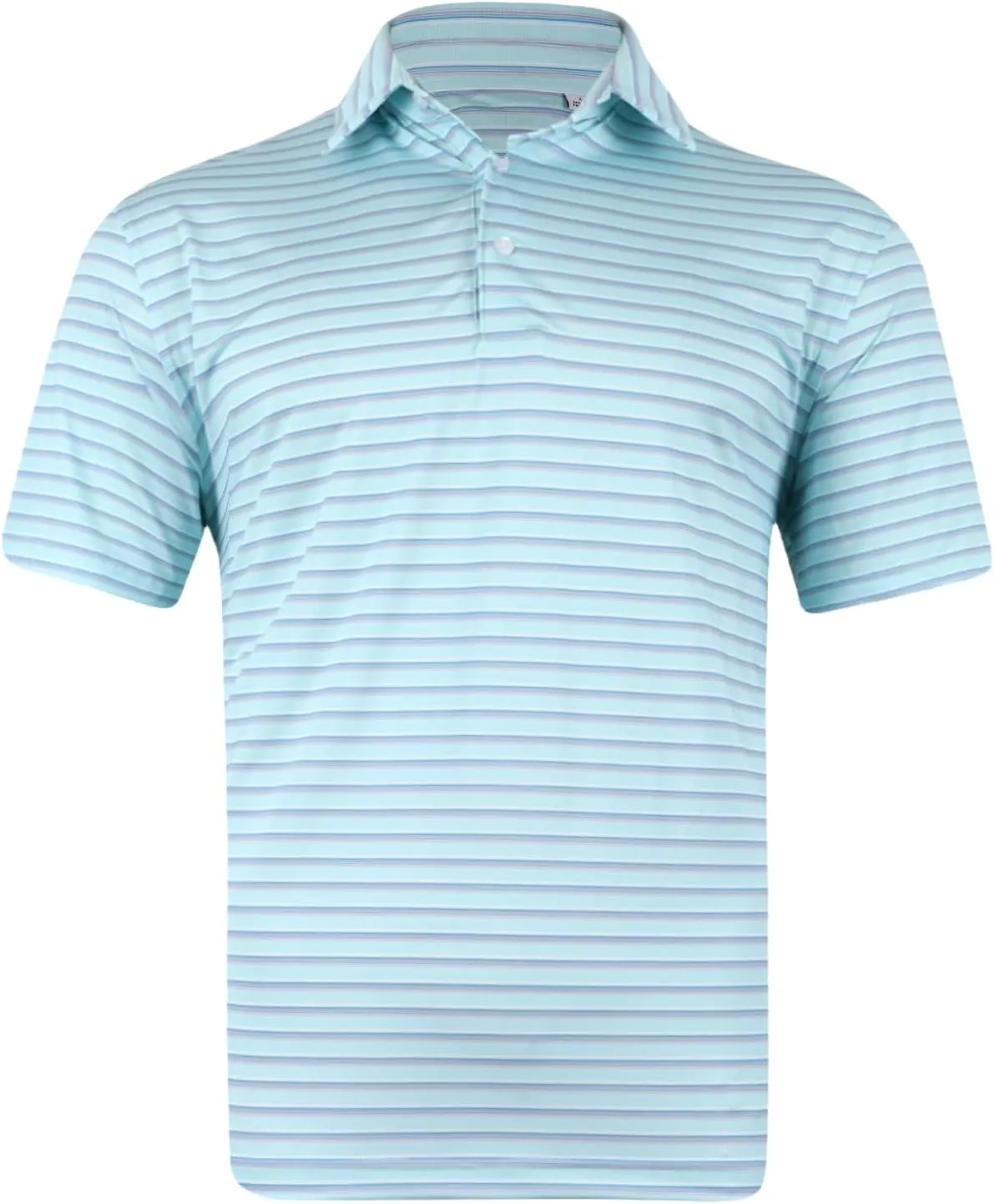 -Mens Golf Short Sleeve Performance Moisture Wicking Quick Dry Polo Shirt- The Lighthouse Polo