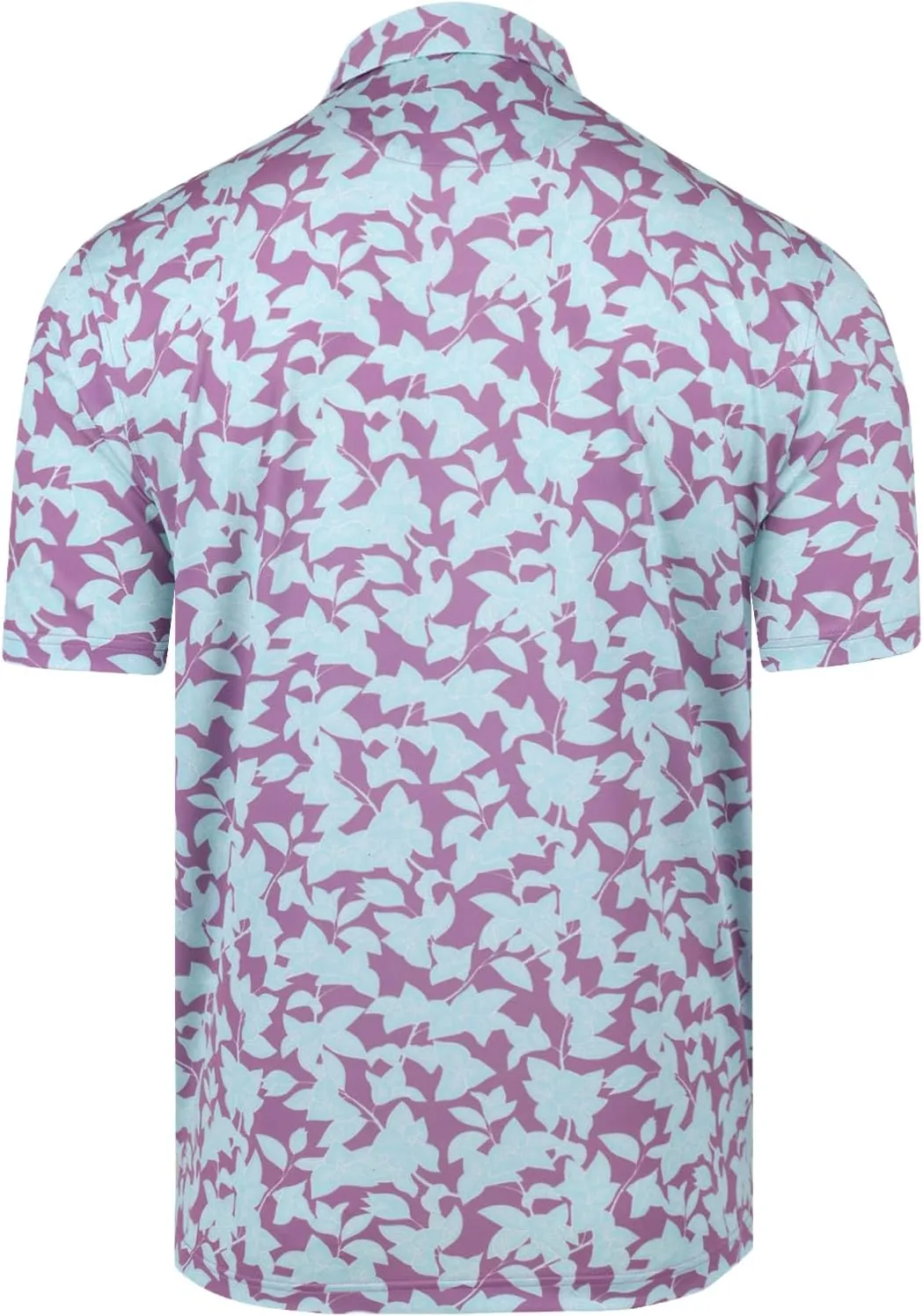 -Mens Golf Short Sleeve Performance Moisture Wicking Quick Dry Polo Shirt- The Phantom Polo