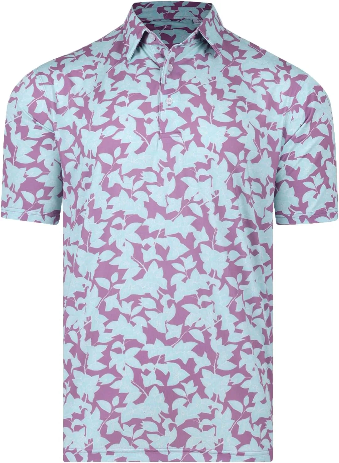 -Mens Golf Short Sleeve Performance Moisture Wicking Quick Dry Polo Shirt- The Phantom Polo