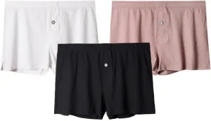 3-Pack Boxer Briefs for Men Breathable Lounge Comfort Underwear Lightweight Moisture-Wicking Athletic Underpants