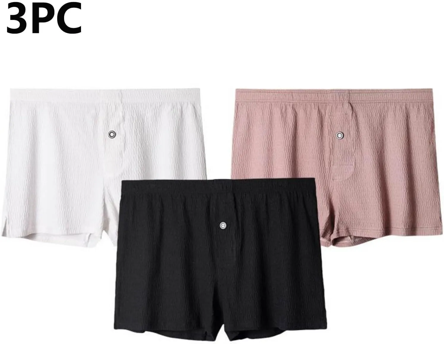 3-Pack Boxer Briefs for Men Breathable Lounge Comfort Underwear Lightweight Moisture-Wicking Athletic Underpants