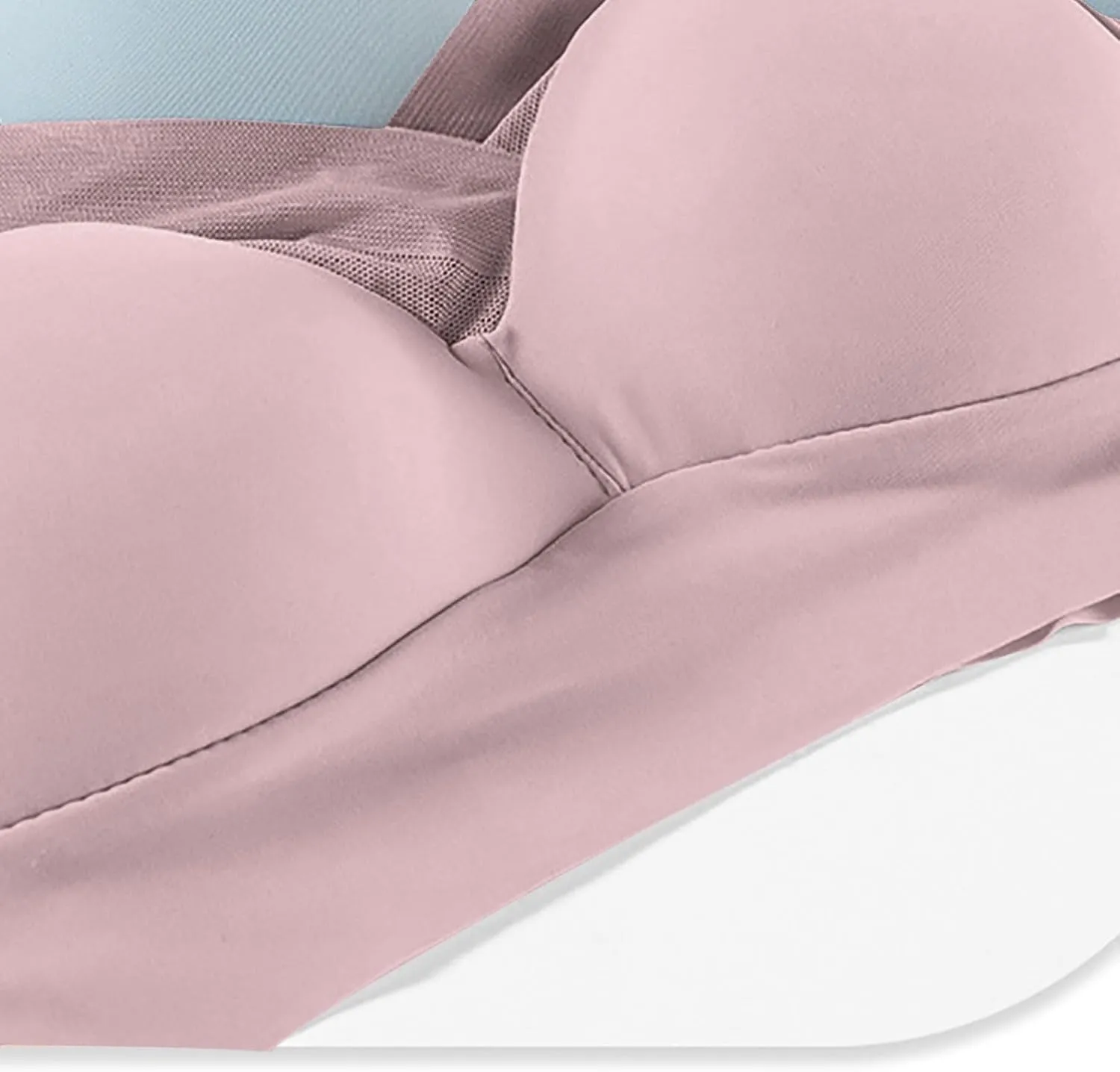 3 Pack Seamless Comfort Bra for Women - Wireless Full Coverage Push Up Sports Bra for Everyday Wear and Workouts for Women