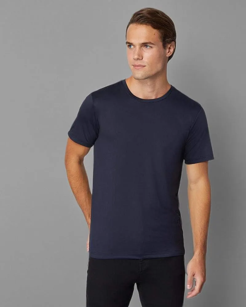 32 Degrees Men's Cool Classic Crew T-Shirt | Anti-Odor | 4-Way Stretch | Moisture Wicking