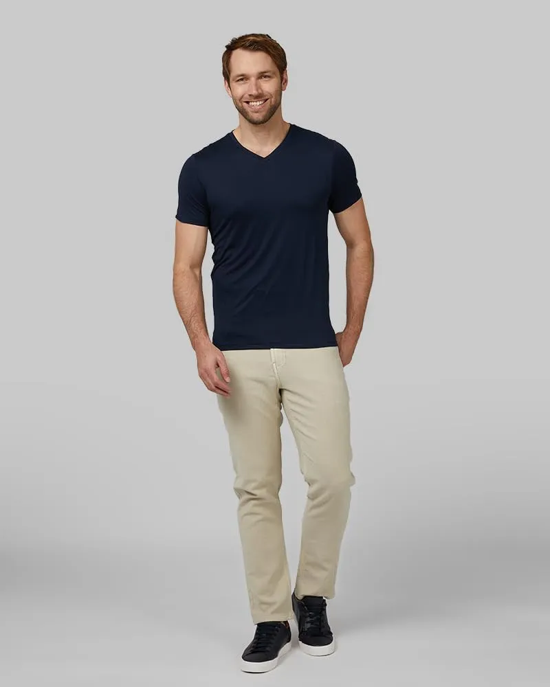32 Degrees Men's Cool Classic Vneck T-Shirt | Anti-Odor | 4-Way Stretch | Moisture Wicking