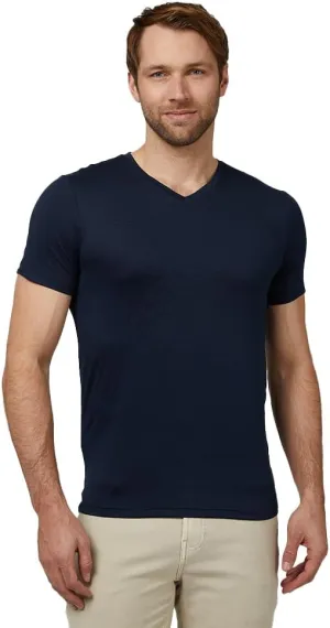 32 Degrees Men's Cool Classic Vneck T-Shirt | Anti-Odor | 4-Way Stretch | Moisture Wicking