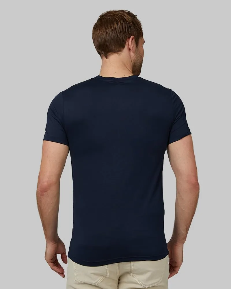 32 Degrees Men's Cool Classic Vneck T-Shirt | Anti-Odor | 4-Way Stretch | Moisture Wicking
