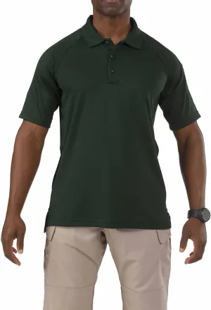 5.11 Tactical Men's Performance Short Sleeve Polo, 100% Polyester, Moisture Wicking, Style 71049