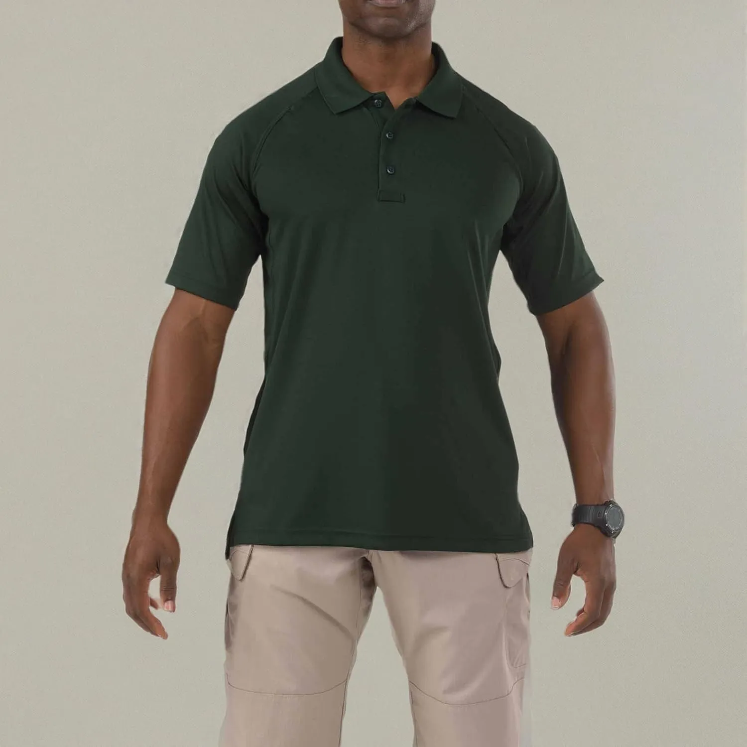 5.11 Tactical Men's Performance Short Sleeve Polo, 100% Polyester, Moisture Wicking, Style 71049