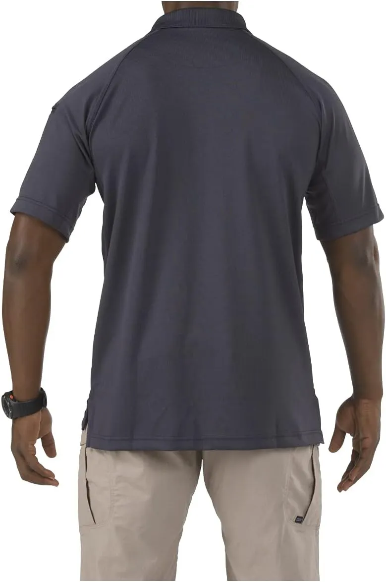 5.11 Tactical Men's Performance Short Sleeve Polo, 100% Polyester, Moisture Wicking, Style 71049