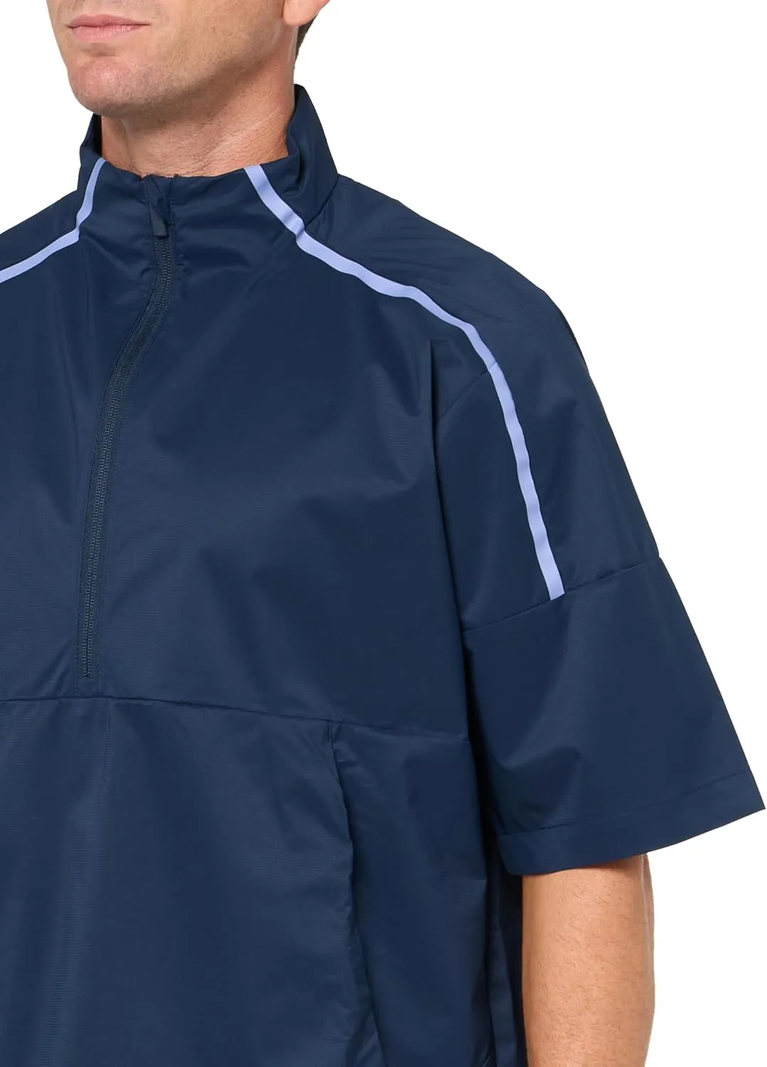 adidas Men's Core Provisional Short Sleeve Half Zip Jacket