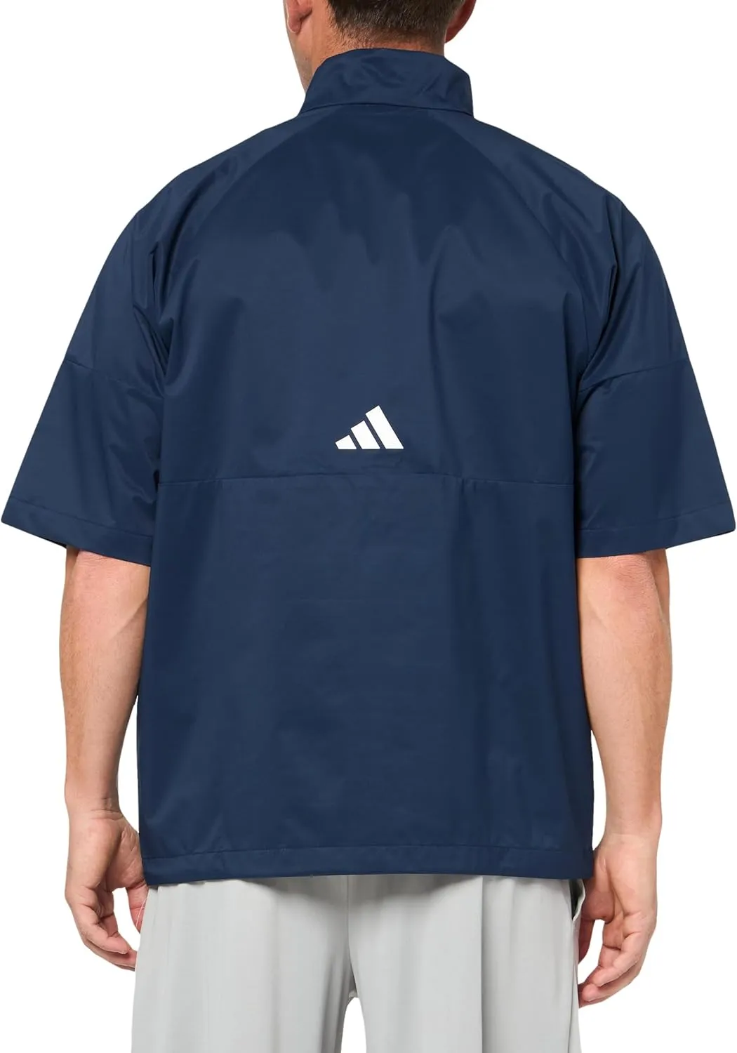 adidas Men's Core Provisional Short Sleeve Half Zip Jacket