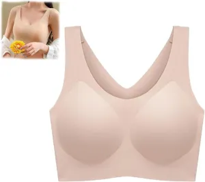 Airwear Wireless 3D Bra, Women's Bras No Underwire Wireless Seamless Unlined Comfort Sports Bra