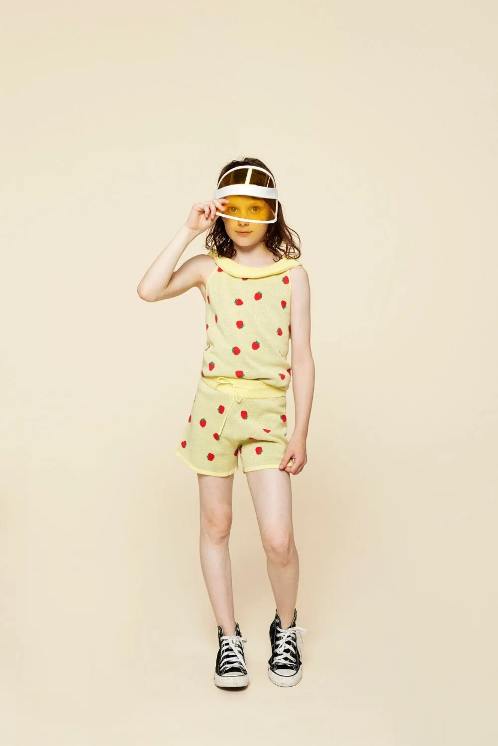 Andie Shorts in Strawberry Artwork by A Monday in Copenhagen