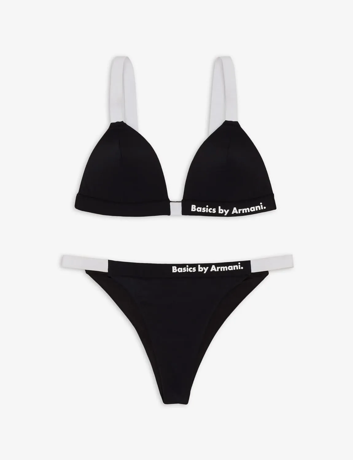 Armani Exchange Women's Padded Basics by Armani Bikini Top
