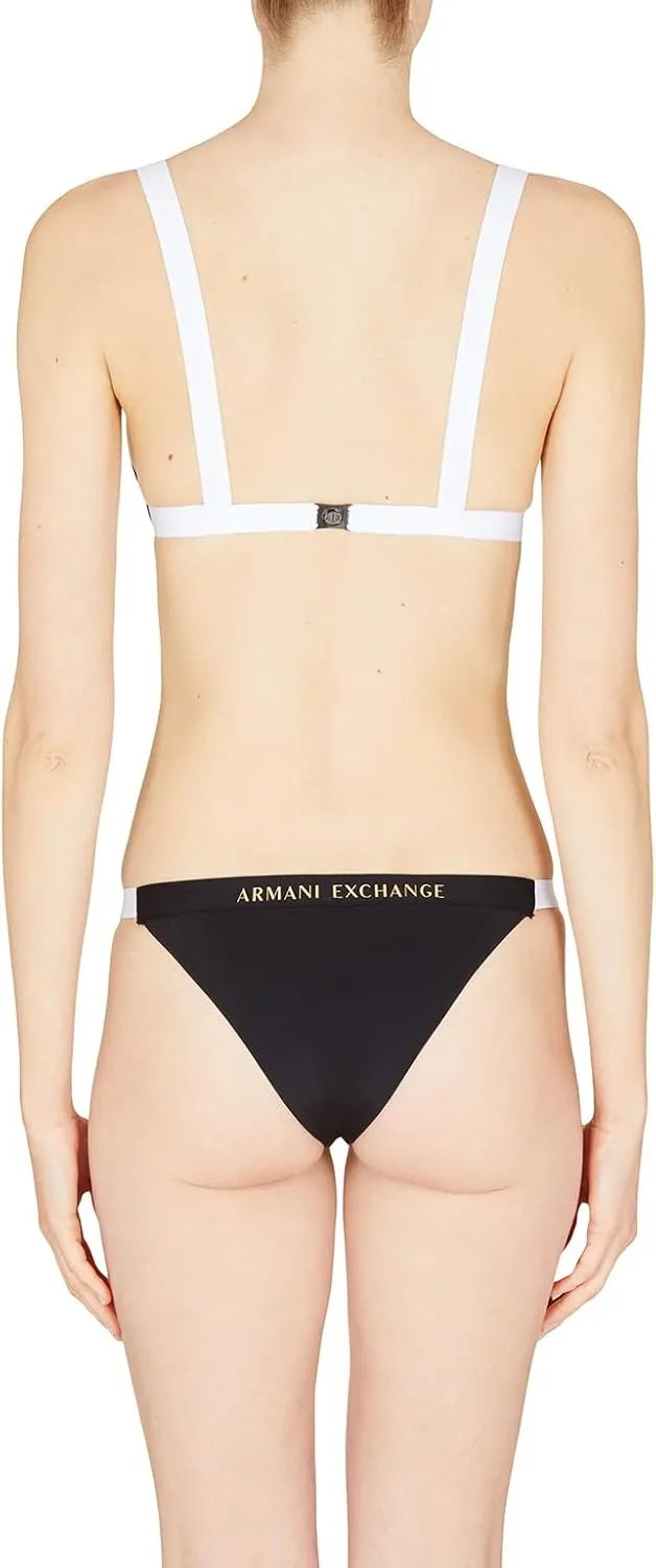 Armani Exchange Women's Padded Basics by Armani Bikini Top