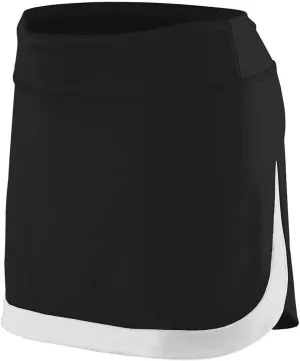 Augusta Sportswear Two-Color Block Moisture Wicking Skort (11 Colors, 8 Girls & Ladies Sizes)