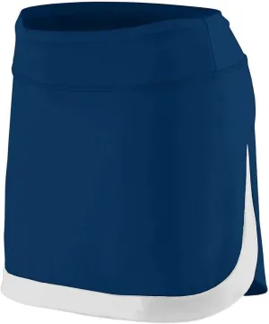 Augusta Sportswear Two-Color Block Moisture Wicking Skort (11 Colors, 8 Girls & Ladies Sizes)