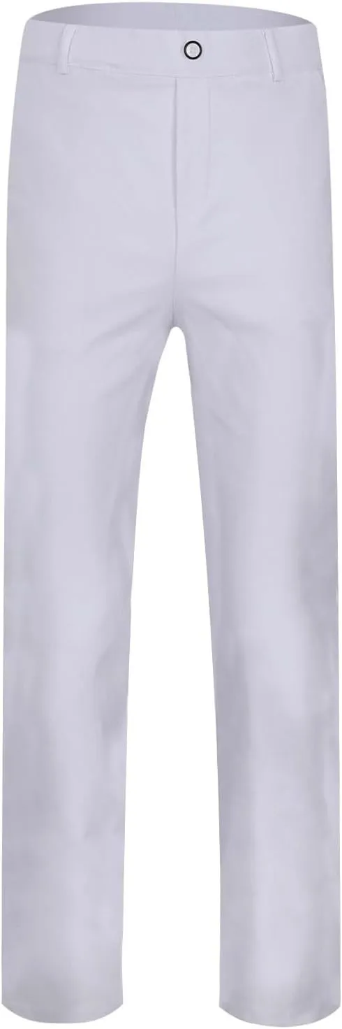 Big and Tall Cargo Pants for Men Flat Front Lightweight Straight Leg Pants Front Button Relaxed Fit Slim-Fit Trousers