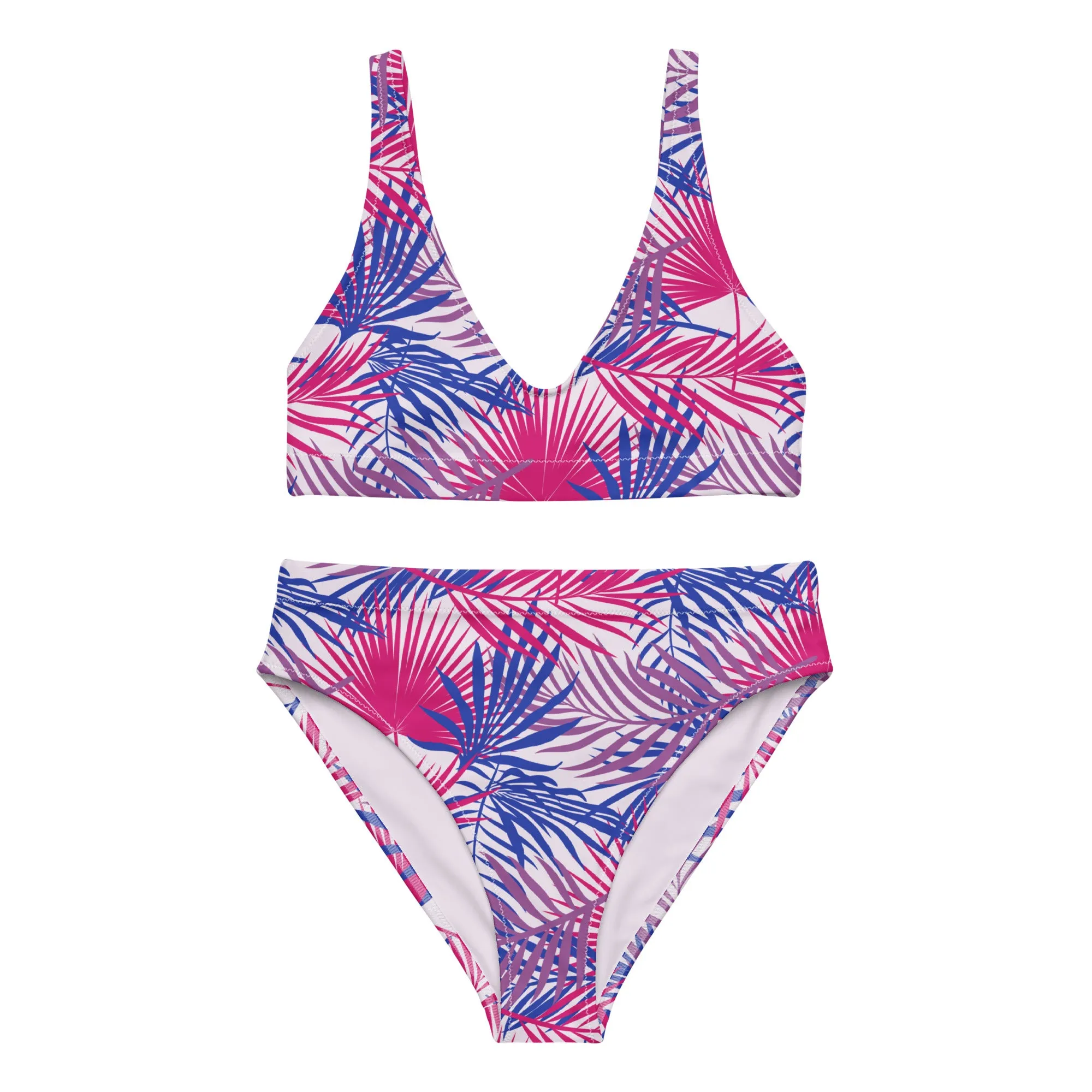Bisexual High-Waisted Athletic Bikini Bottom