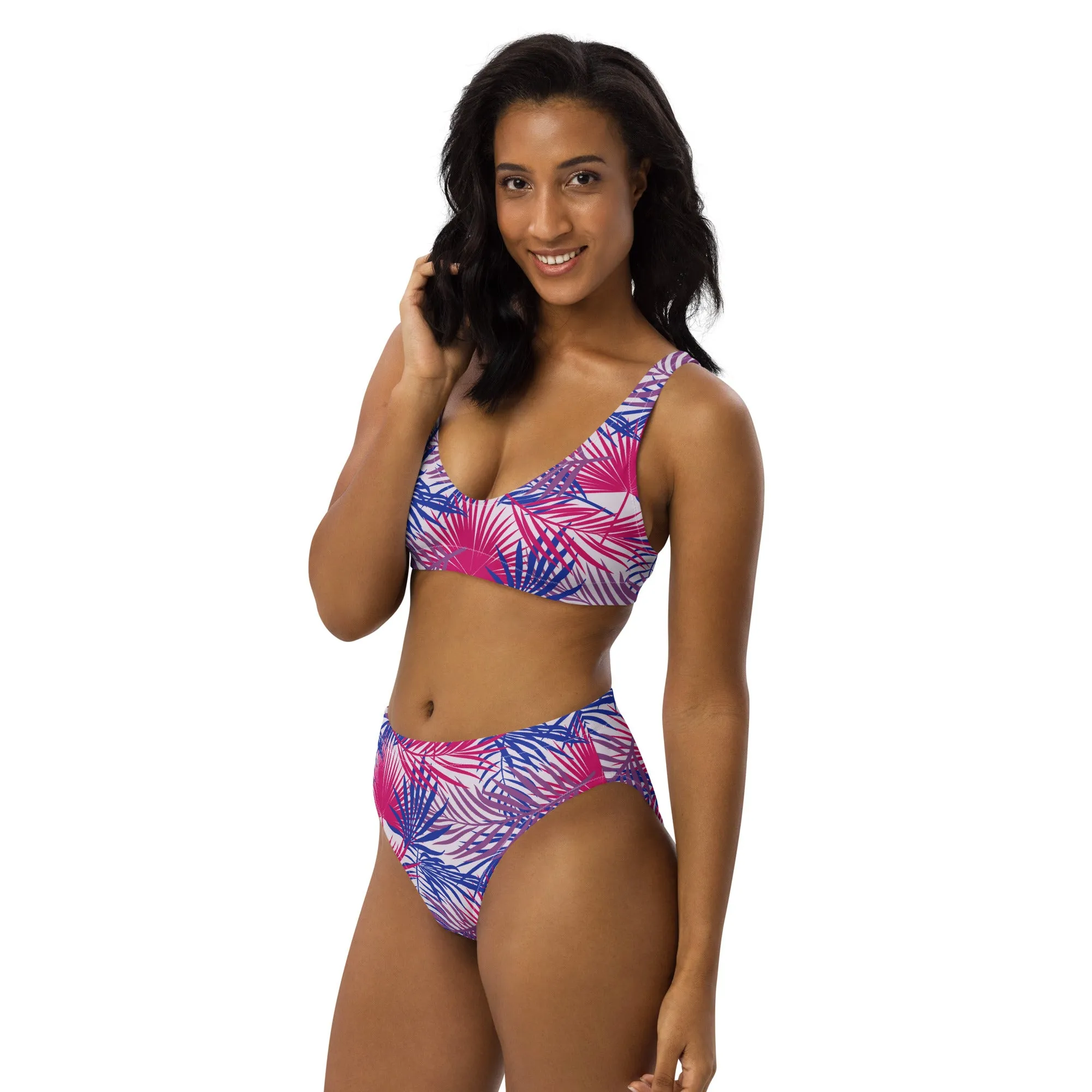 Bisexual High-Waisted Athletic Bikini Bottom