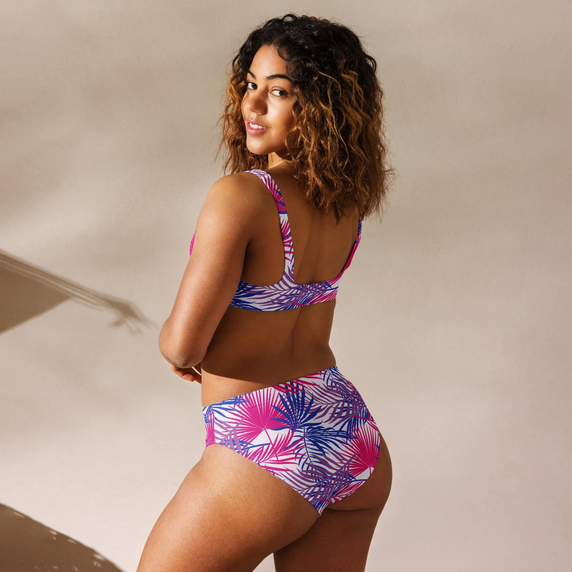 Bisexual High-Waisted Athletic Bikini Bottom