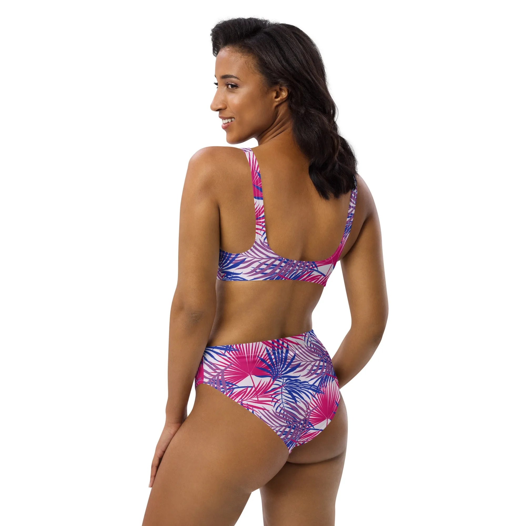 Bisexual High-Waisted Athletic Bikini Bottom