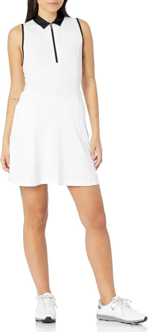 Callaway Womens Sleeveless Flounce Golf Dress with Inner Short, Racer Back, Truesculpt Technology, Stretch Fabric