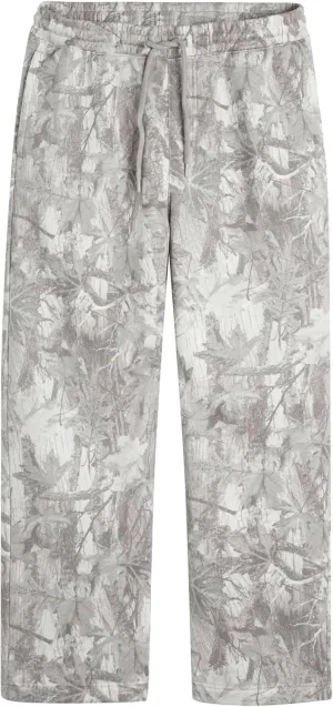 Camo Pants for Women Drawstring Wide Leg Cargo Pants Baggy High Waisted Sweatpants Fleece Y2k Camouflage Jogger Pants