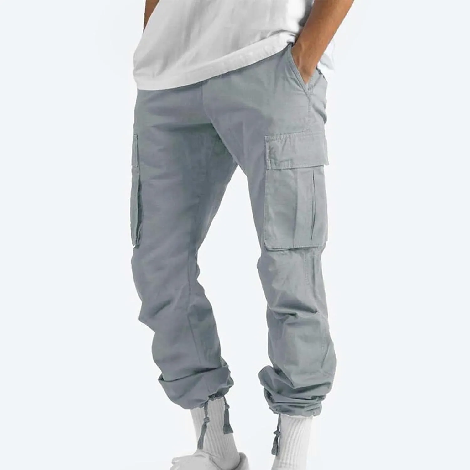 Cargo Pants for Men Casual Outdoor Pants Hiking Pants Men Lightweight Athletic Pants for Loose Fit Sports Joggers