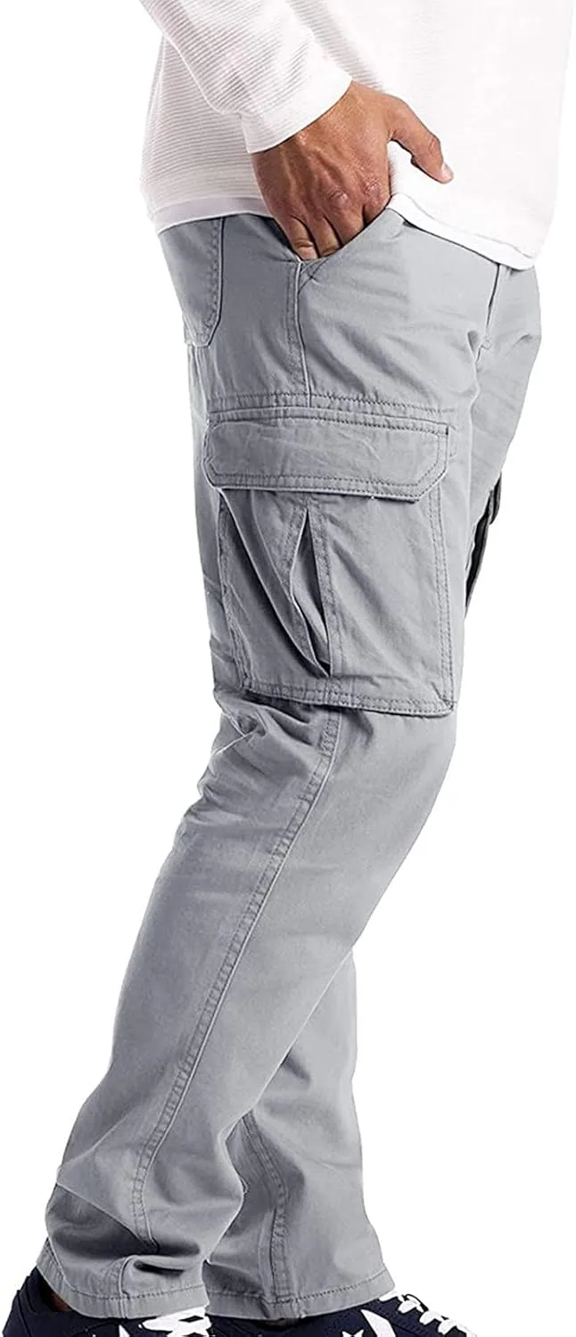 Cargo Pants for Men, Ripstop Resistant Stretch Hiking Pant, Outdoor Fishing Camping Military Trousers with 6 Pockets