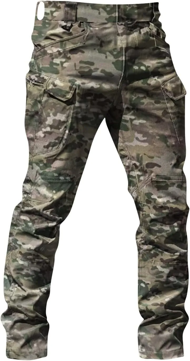 Cargo Pants Men Comfort Travel Stretch Camping Work Pants Resistant Outdoor Ripstop Lightweight Fishing Hiking Pants