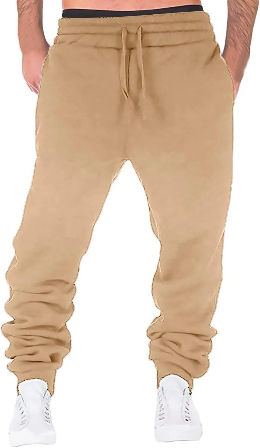 Cargo Trousers for Men Lined with Elastic Waistband Fleeced Cargo Pants Cargo Pants for Men Cargo Cargo Pants Fashion