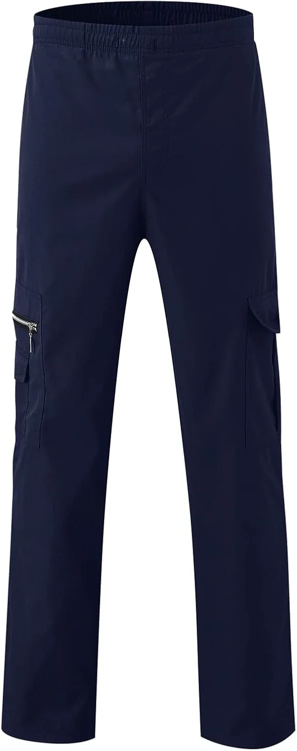 Cargos Pants MenBaggy Cargo PantsBig and Tall Cargo Pants Elastic WaistTrousers with Pockets