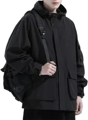 Casual Jackets For Men Detachable Jacket For Men Cotton Padded Jackets Zip Up Coat With Pocket