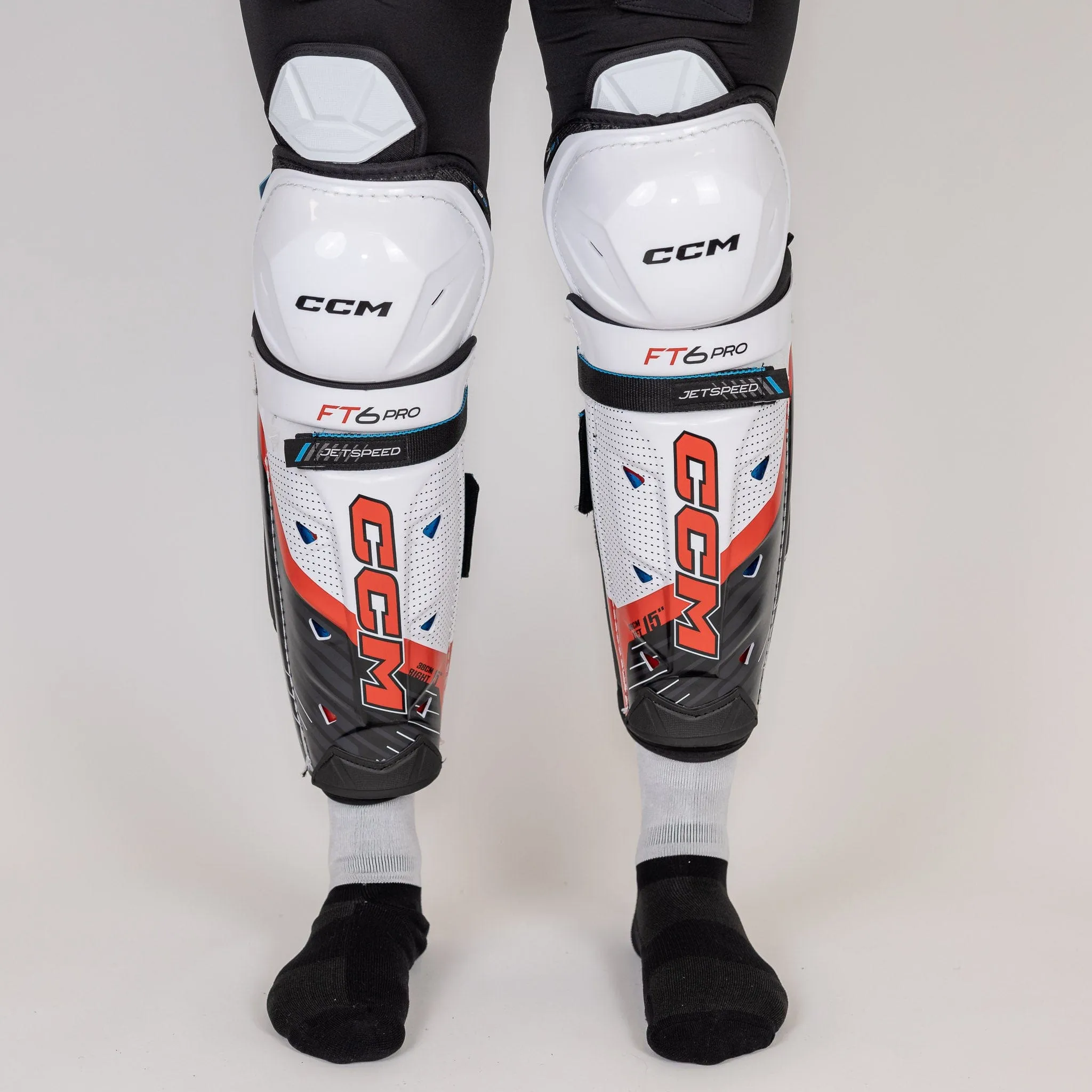 CCM Jetspeed FT6 Pro Senior Hockey Shin Guards