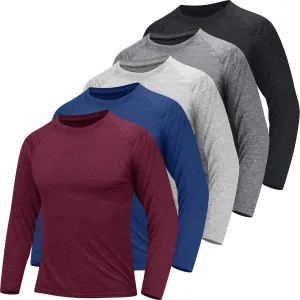 CE' CERDR Long Sleeve Shirts for Men - Quick Dry Moisture Wicking Sun Protection for Fishing Workout Casual