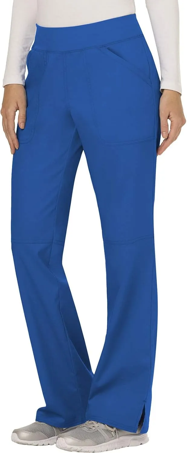 Cherokee Women Scrub Pant with Straight Leg Pull-on Pant Medical Bottom with 4 Pocket & 2-Way Stretch Fabric - WW110