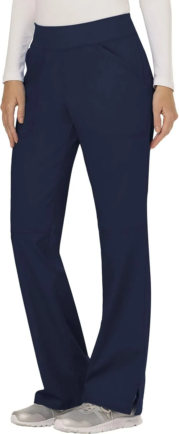 Cherokee Women Scrub Pant with Straight Leg Pull-on Pant Medical Bottom with 4 Pocket & 2-Way Stretch Fabric - WW110