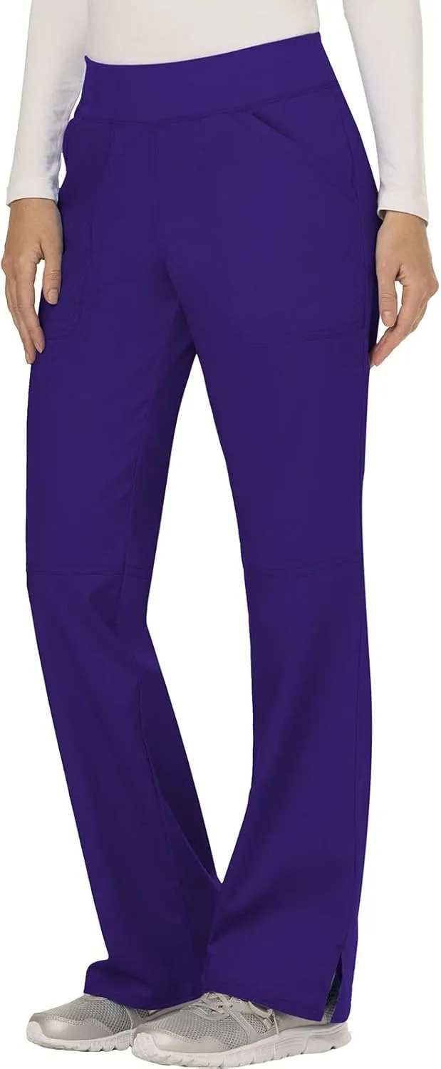 Cherokee Women Scrub Pant with Straight Leg Pull-on Pant Medical Bottom with 4 Pocket & 2-Way Stretch Fabric - WW110