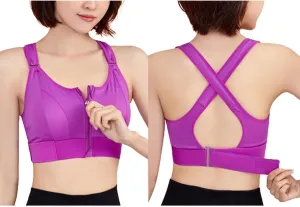 Cozuty Sports Bra, Cozuty Wireless Supportive Sports Bra,Criss-Cross Back Supportive Sports Bra