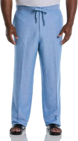 Cubavera Men's Linen-Blend Drawstring Pants with Pockets, Stretch Fabric, Lightweight & Breathable, 30" & 32" Inseams