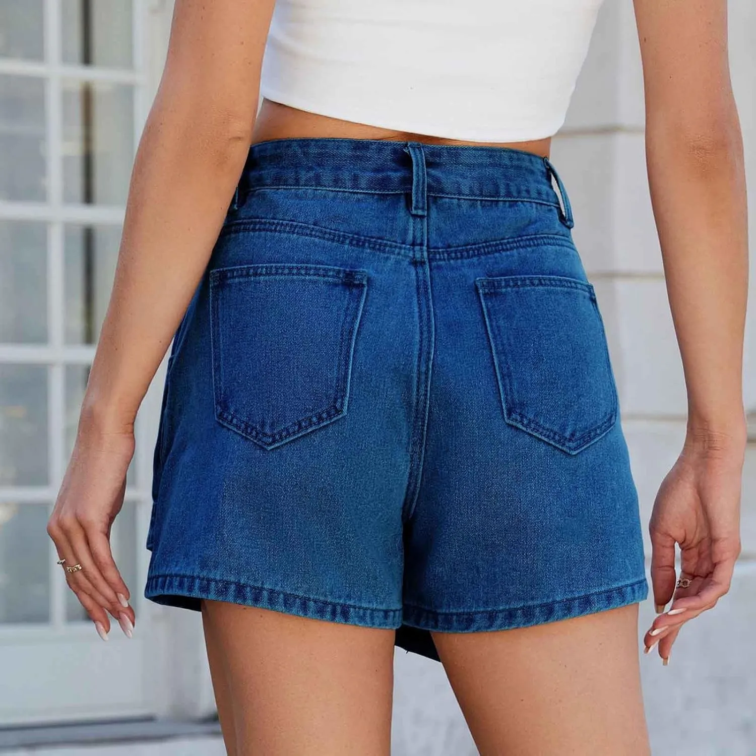 Denim for Women Mini Little Cowgirl A Line Plain Skort Women 2025 Regular Fit Y2K