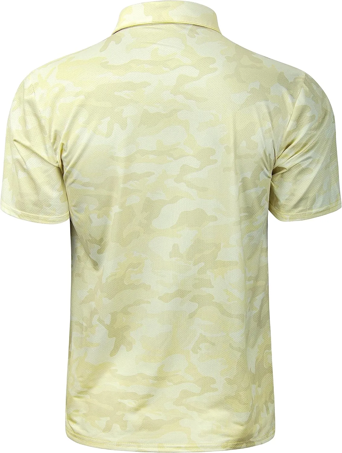 Derminpro Mens Camo Golf Shirts Moisture Wicking Short/Long Sleeve Dry Fit Golf Polos