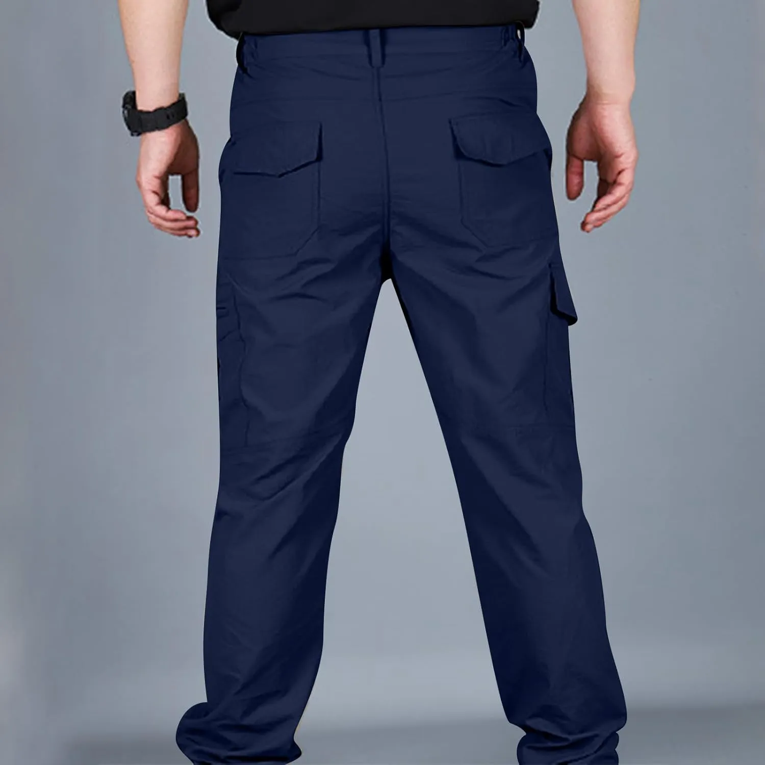 Dgoopd Tactical Cargo Pants for Men Lightweight Stretch Hiking Military Cargo Work Ripstop Tactical Waterproof Pants 2025