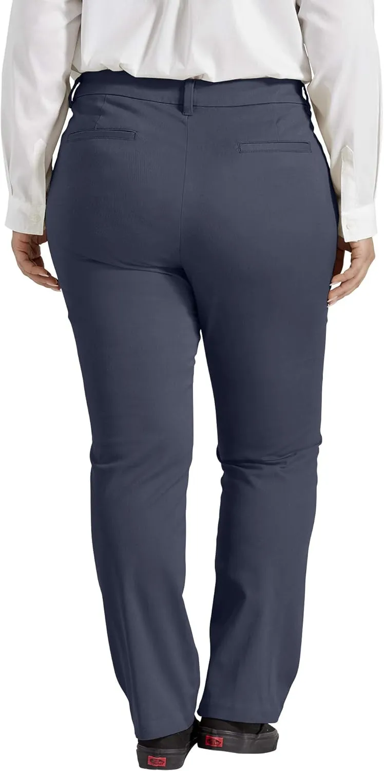 Dickies Women's Size Perfect Shape Bootcut Twill Pant-Plus