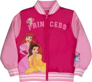 Disney Princesses Girls Bomber Jackets, Minnie Mouse, Lilo and Stitch, Little Mermaid and More Bomber Jackets for Girls