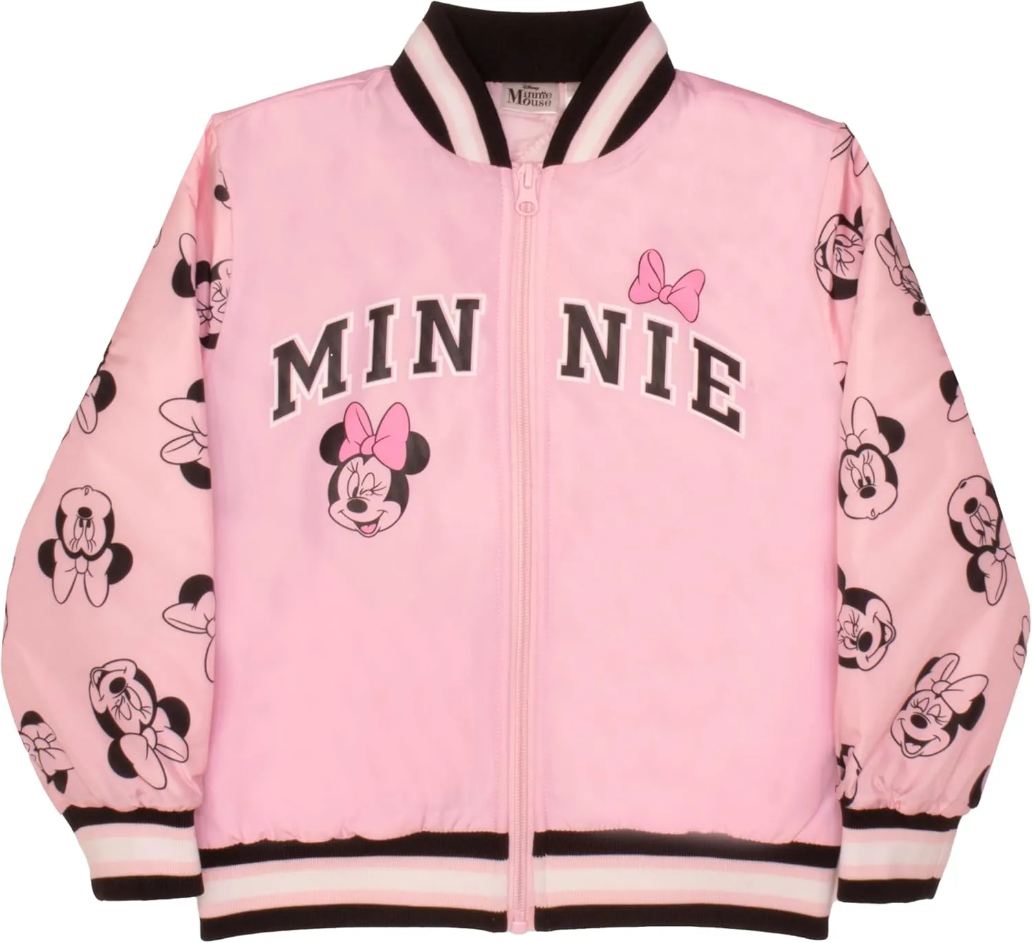 Disney Princesses Girls Bomber Jackets, Minnie Mouse, Lilo and Stitch, Little Mermaid and More Bomber Jackets for Girls