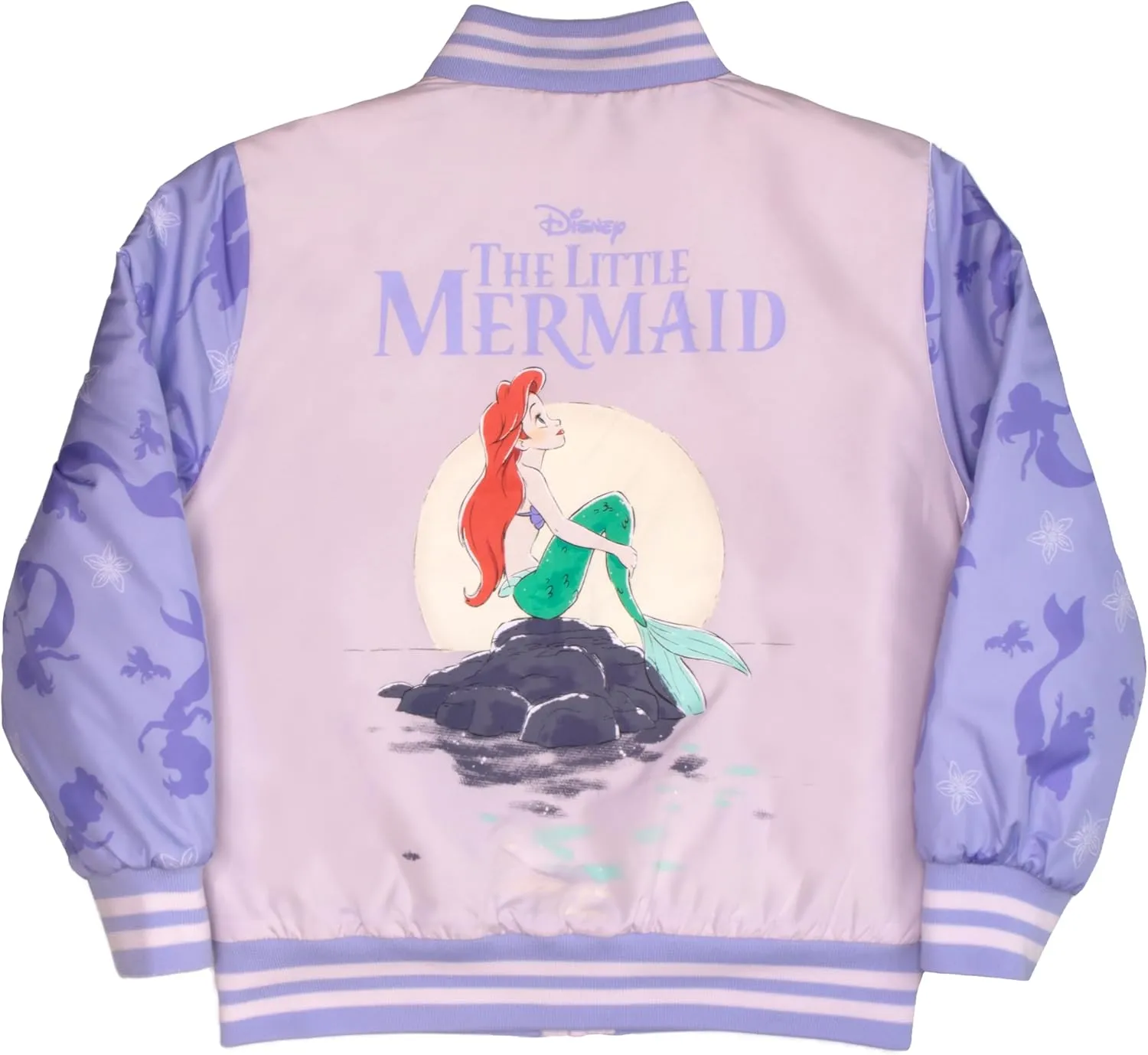 Disney Princesses Girls Bomber Jackets, Minnie Mouse, Lilo and Stitch, Little Mermaid and More Bomber Jackets for Girls
