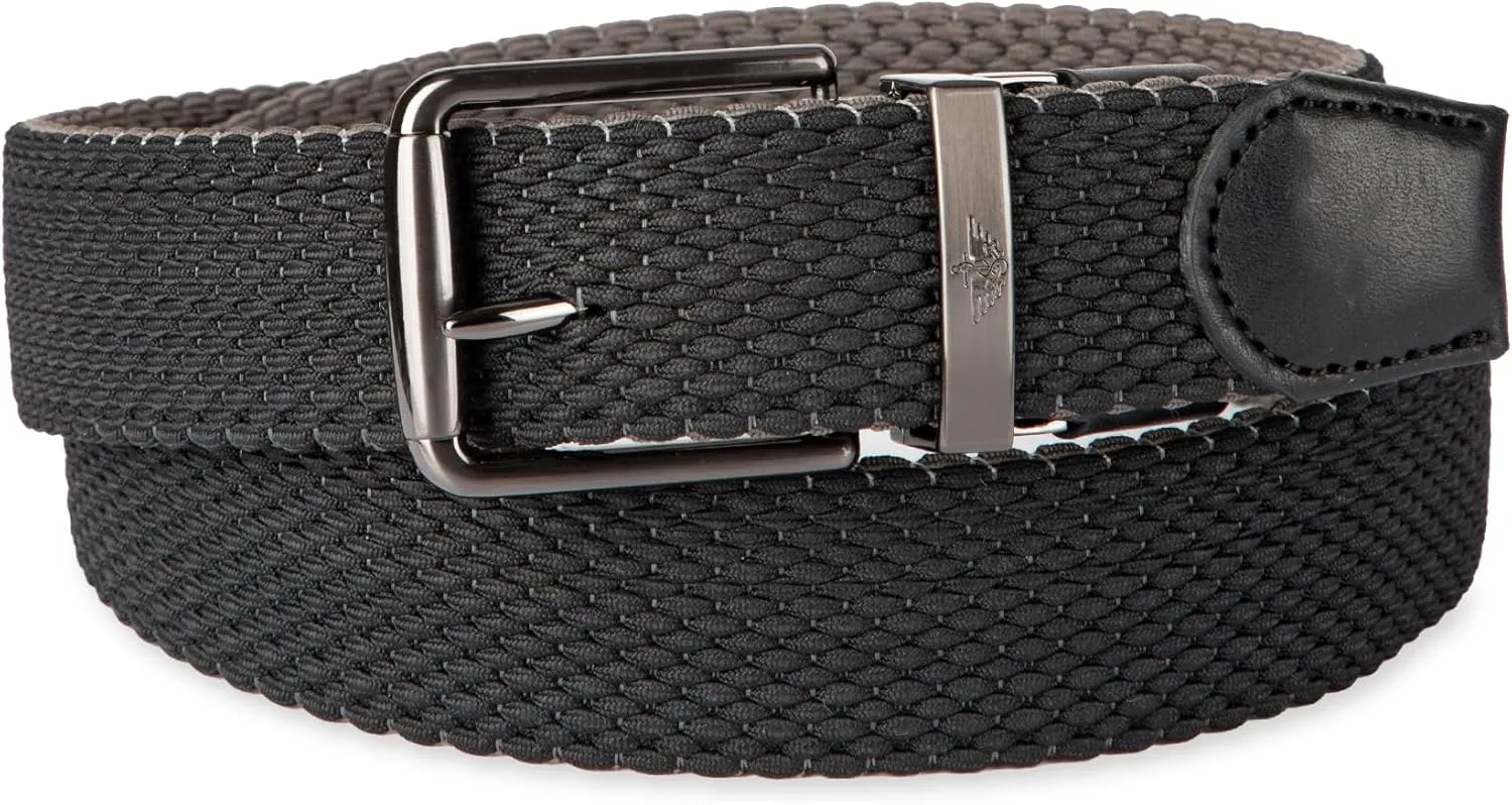 Dockers mens Reversible Stretch Fabric Web Belt